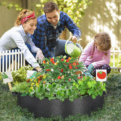 2-Pack 50 Gallon Plant Grow Bags, Large Fabric Raised Garden Bed with Handles,Durable Garden Beds Planters Aeration Gardening Container to Grow Vegetables for Outdoor Plants