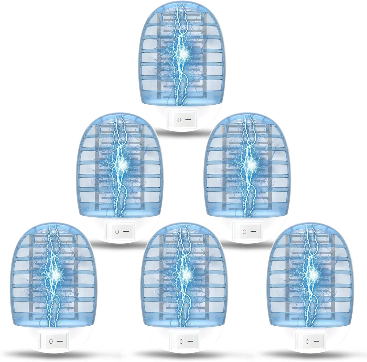 6 Packs Bug Zapper Indoor, Fly Traps for Indoors, Insect Traps for Home Mosquito Killer for Kids & Pets, Home, Kitchen, Bedroom, Baby Room, Office-2