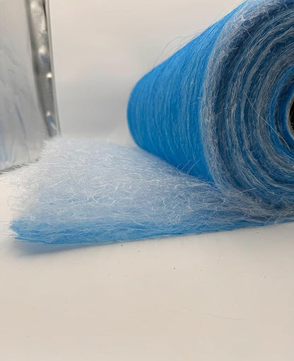 Paint Booth Exhaust Fiberglass Filter Roll, Blue/White Paint Arrestor for Spray Booth (20.5" x 100ft)