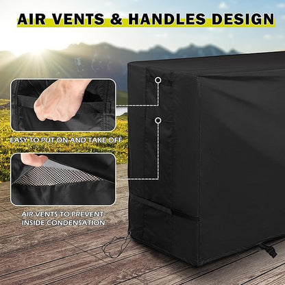 Griddle Cover for Member's Mark Pro Series 5-Burner Outdoor Gas Grill Model # G70305, Flat Top Grill Cover for Member's Mark 5 Burner Outdoor Griddle Model # G70306-Waterproof