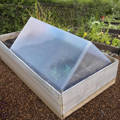 DGSL 20 Pcs Polycarbonate Greenhouse Panels, 4' x 2' x 0.16'' Twin-Wall Panels, Polycarbonate Sheet for All Weather Outdoor Garden and Greenhouse Covering