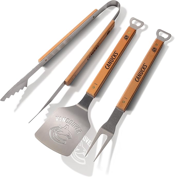 YouTheFan NHL Vancouver Canucks Classic Series 3-Piece BBQ Set