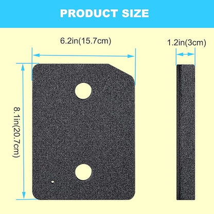 German Dryer Bottom Filter Replacement, for Miele T1 Dryer - 9164761 Heat Pump Tumble Dryer, Toe-Kick Lint Foam Filter Replacement (2)