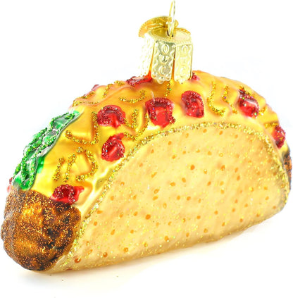 Old World Christmas Ornaments: Taco Glass Blown Ornaments for Christmas Tree (32084)