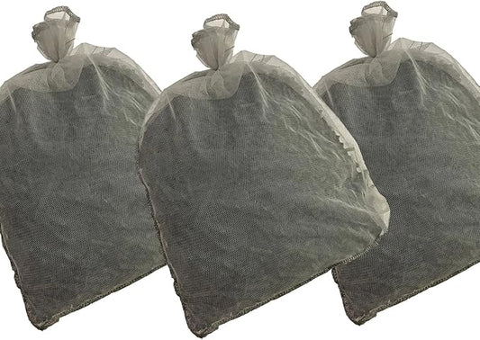 TopDogFilters Activated Carbon Pellets Filter Media Bulk in Mesh Bag 5 10 15 20 25 50 Pounds for Aquarium Pond Filters (15 lbs (3 Bags))