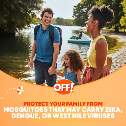 OFF! FamilyCare Insect & Mosquito Repellent Aerosol, Smooth and Dry Formula Bug Spray, Provides up to 6 Hours of Protection, 4 oz