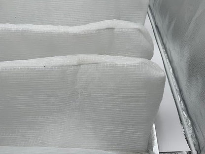 wioboy Paint Spray Booth Intake Filter (23.25" x 47" x 8" (4/case)), 6 Pocket High Capacity Polyester Air Filter