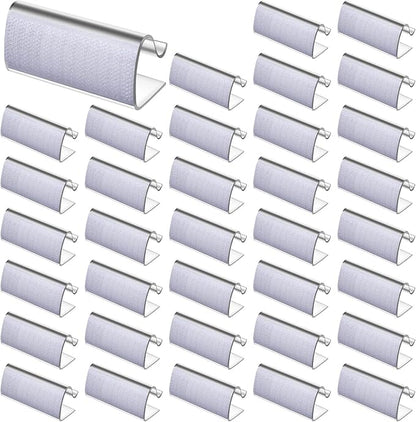 72 Pieces Table Skirting Clips Clear Tablecloth Clips for Indoor Outdoor Events Wedding Meeting Party Picnic Banquet