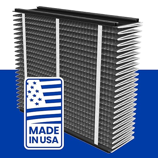 AprilAire 213CBN Replacement Filter for AprilAire Whole House Air Purifiers - MERV 13 with Carbon, Healthy Home Allergy + Odor Reduction, 20x25x4 Air Filter (Pack of 2)
