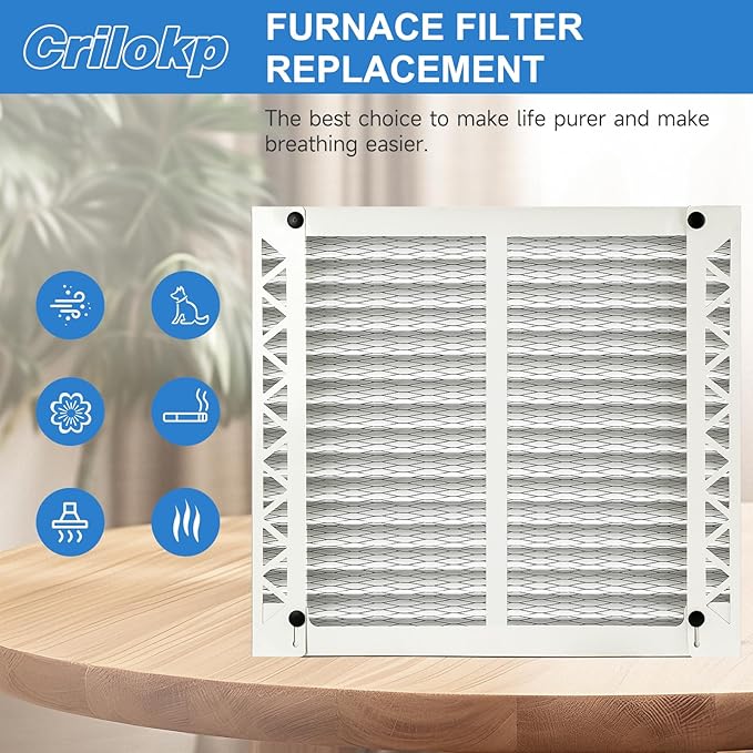 2 Pack 310 Replacement Filter Compatible with AprilAire Whole House Air Purifiers Model 1310 2310 3310 4300, Size:20x20x4(19.5" x 19.5" x 3.77") MERV 11 Pleated HVAC AC Furnace Filter