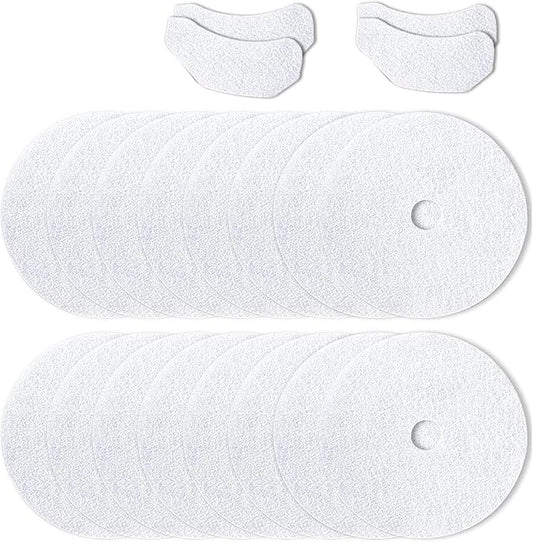 【Polyester Upgrade】20 PCS Dryer Exhaust Filter for Panda by Beaquicy - Lint Filter Cloth Dryer Replacement for Panda Sonya Magic Chef Avanti Dryers - Includes 16 Exhaust Filters & 4 Air Intake Filters