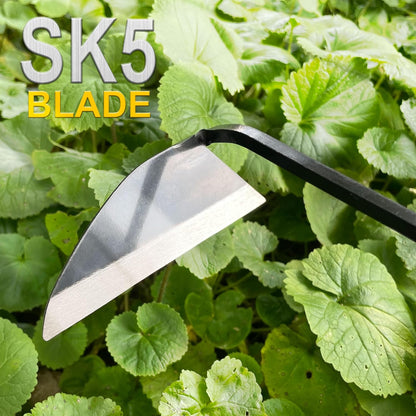 Japanese Wide Blade Gardening Tools I Premium Quality Hand Hoes/Weeding Sickle Have Very Sharp Edge for Quick Work
