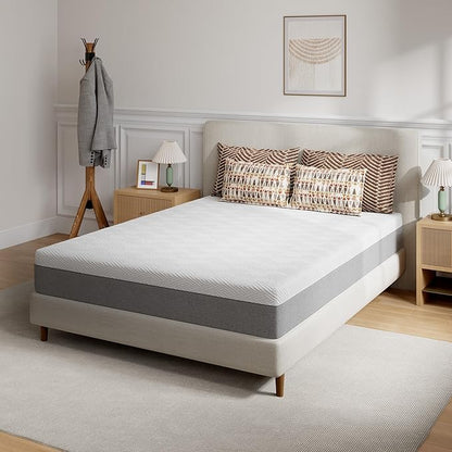 Novilla 10 Inch Twin XL Mattress, Gel Memory Foam Mattress Twin XL Size in a Box with Comfort Foam for Back Pain Relief & Body Support & Cool Night Sleep, CertiPUR-US Certified