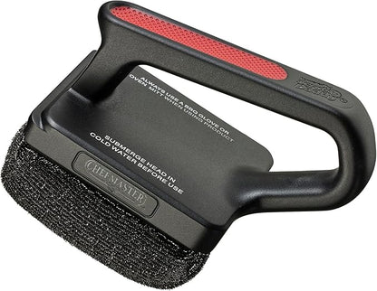 Chef Master Grill Brush Bristle Free Powered by ScrubDaddy, Steam Clean Grill Brush for Blackstone Grill, Flat Top Griddle & Skillet, Porcelain, Weber Gas, Charcoal Grill for Diner & Restaurant -90016