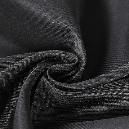 Rectangle Tablecloth 90x156 inch Washable Polyester Fabric Table Cloth for Wedding Party Dining Banquet Decoration（90x156, Black）