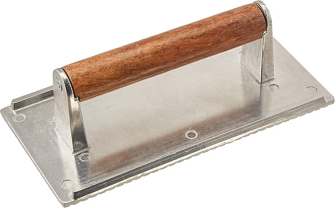 New Star Food Service 36411 Commercial Grade Aluminum Steak Weight/Bacon Press, 8.25 by 4.25-Inch