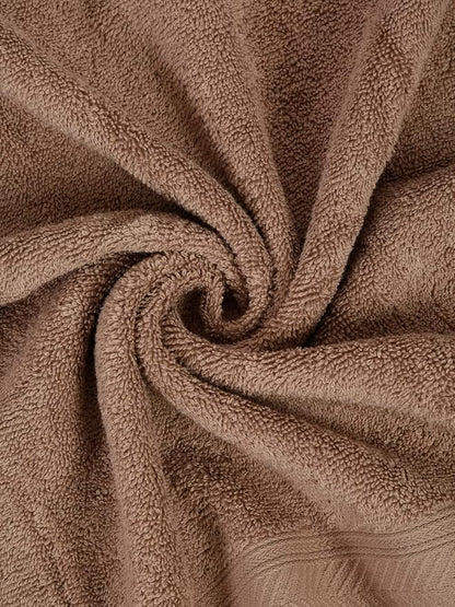 Casa Lino Face Towels & Body Wash Cloths for Showering - 100% Cotton Wash Cloths for Bathroom - Highly Absorbent & Quick Drying Washcloth Set - Cotton Washcloths 24 Pack (12" x 12") - (Brown)