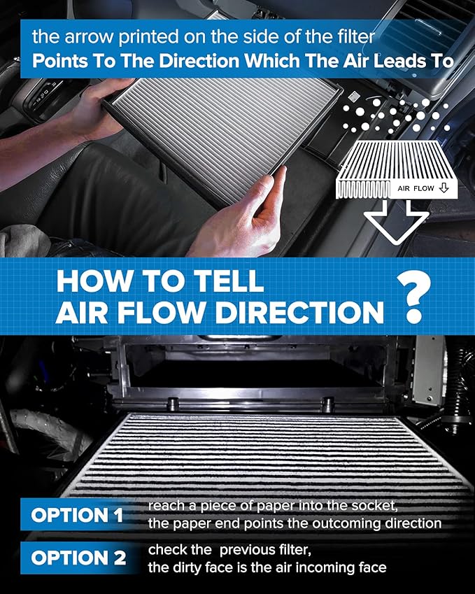 PHILTOP Cabin Air Filter, Replacement for CF11811, CPJ6X, CX-5 2013-2021, Premium Cabin Filter with Activated Carbon Filter Up Dust Pollen Odor