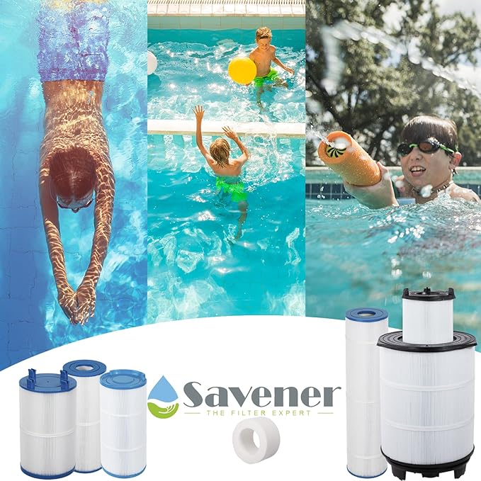 S7M120 System 3 Inner Pool Filter Compatible with 25021-0200S & 25022-0201S, Replacement for Sta-Rite System 3, SR300 Pool Filter Cartridge, 100 Sq.Ft. Filtration Area