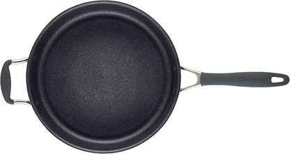Circulon A1 Series with ScratchDefense Technology Nonstick Induction Sauté Pan with Helper Handle and Lid, 5 Quart, Graphite