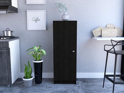 Rectangle Pantry Cabinet Black