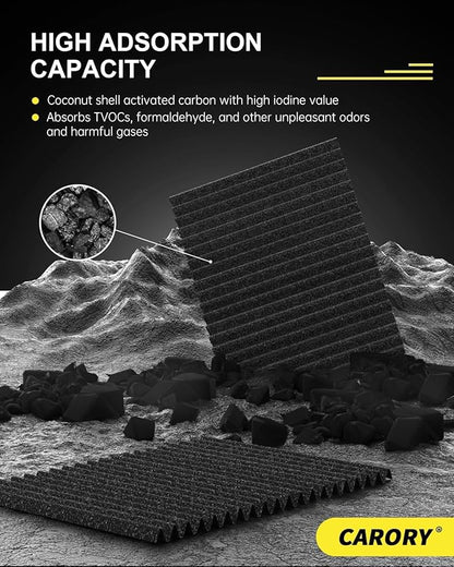 Cabin Air Filter w/Activated Carbon for Chevy, GMC, Cadillac Select Models - Silverado 1500/2500, Suburban, Avalanche 1500, Tahoe, Sierra 1500, Yukon, Escalade, and More