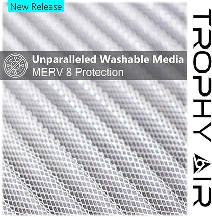 14x20x1 | Trophy Air | Merv 8 | Washable Furnace Filter | Lifetime HVAC & Furnace Air Filter | Washable Electrostatic | High Dust Holding Capacity | Premium Quality Aluminum