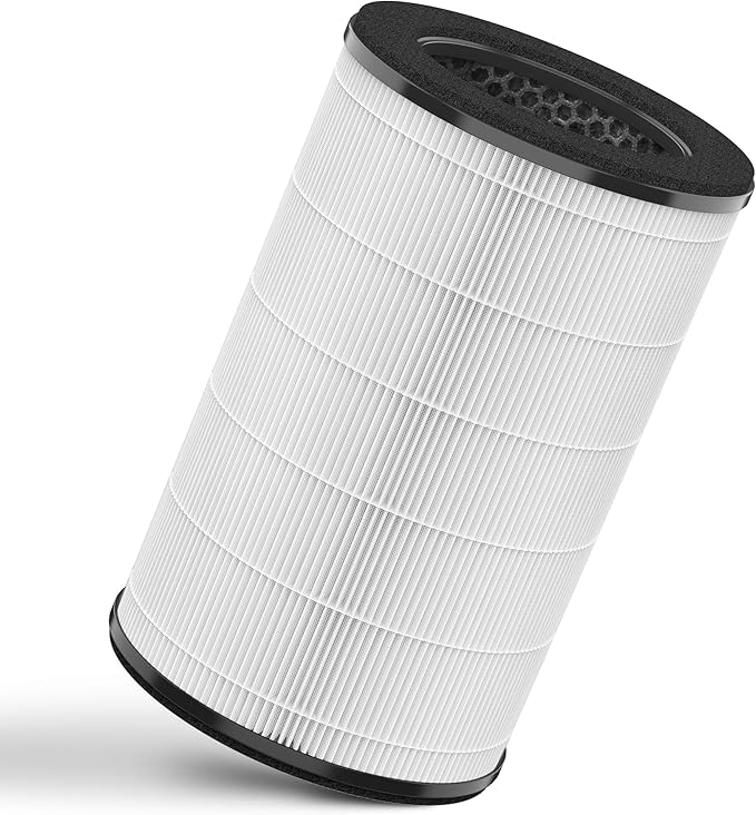 [UPGRADED] AP-T45 AP-T40FL Replacement Filter Compatible with 1461901 HoMedics Filter Replacement AP-T45 AP-T40 AP-T40WT AP-T45WT w/Premium H13 HEPA & High-Efficient Carbon, 1-Pack