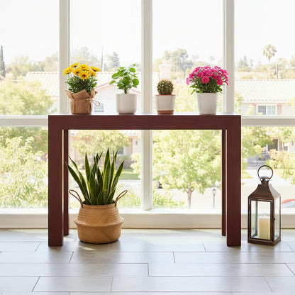 Plank+Beam Modern Console Table, 46 Inch, Walnut
