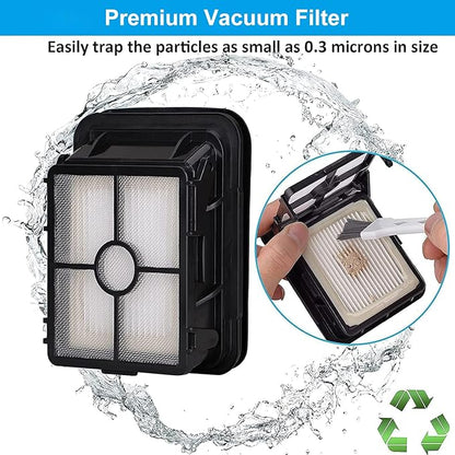 for Bissell CrossWave Vacuum Cleaner Replacement Parts 4 Pack 1868 Bissell CrossWave Multi-Surface Brush Rolls Tangle-Free+ 4 Pack 1866 Replacement Vacuum Filters Compare Part 1608683 1608684