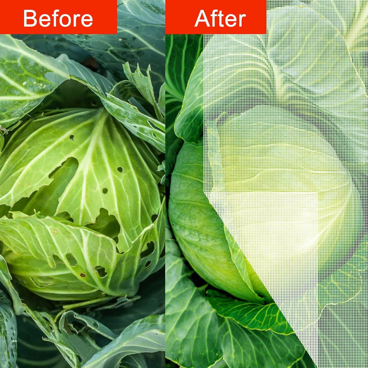Agfabric 2 Pack Fruit Tree Netting Protection Bag with Drawstring,3.2x4.9 FT Garden Netting Insect Pest Barrier,Bird Netting Plant Covers for Vegetables Fruits Flower,White