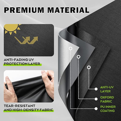 Griddle Cover for Royal Gourmet GD401,GD402, GD403 Grill, Flat Top Grill Cover for 66in 4-Burner Grill, Waterproof BBQ Grill Cover for Outdoor Barbecue/Gas Griddle/Propane Griddle