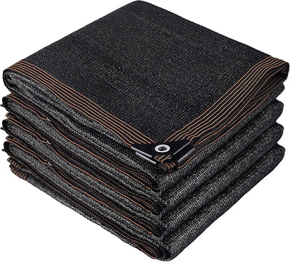winemana 70% Black Shade Cloth, 12 x 12 FT Durable Mesh Tarp with Grommets, Resistant Garden Sun Shade Netting with Taped Edge for Plant Cover, Greenhouse, Patio, Tomatoes, Chicken Coop, Barn Kennel