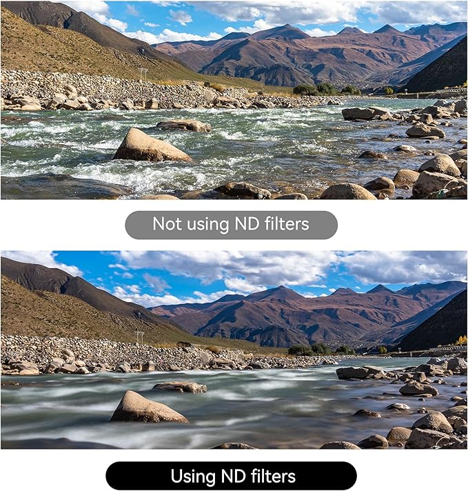 7artisans Nano Magnetic Filter UV Filter ND Light Reduction Filter/CPL Polarization Filter/GND Gradient Filter/Black Mist 1/4 Portrait Photography Filter Suitable for Lens(67mm 3-in-1 Set)