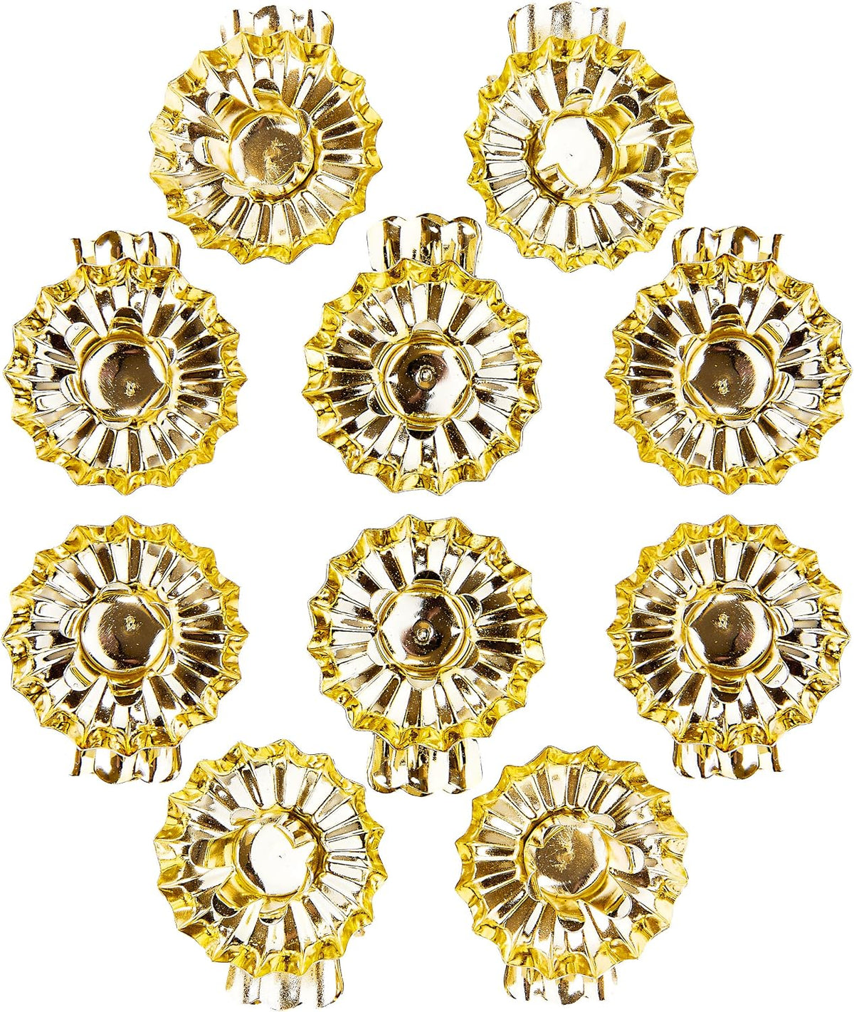 BRUBAKER 20 Pack Tree Candle Holders for Christmas Tree - Gold - Traditional Vintage Candle Holders with Clip