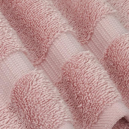 Chakir Turkish Linens | Hotel & Spa Quality 100% Cotton Premium Turkish Towels | Soft & Absorbent (4-Piece Bath Towels, Pink)