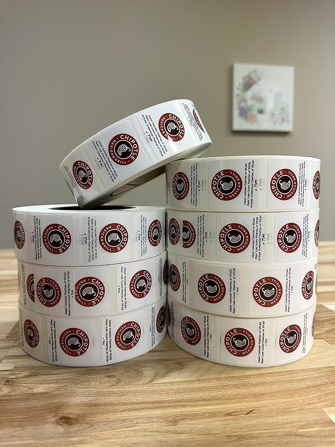 Customize Your own Stickers/Labels with Any Design and Logo-Personalize Your Business stickers-50+ roll Variety of Shapes, Sizes, Backgrounds, and Text Options