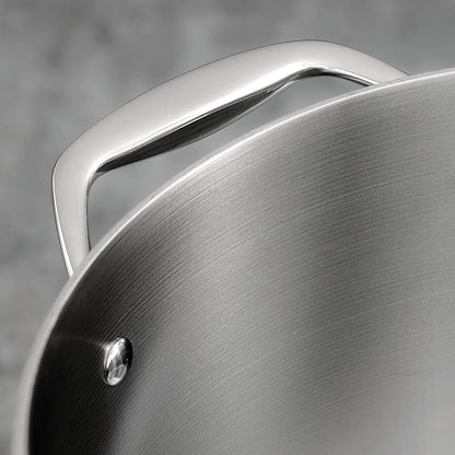 Tramontina Signature Tri-Ply Clad Stainless Steel 5-Quart Dutch Oven Pot with Lid, Induction-Ready, Dishwasher-Safe, NSF-Certified, Made in Brazil