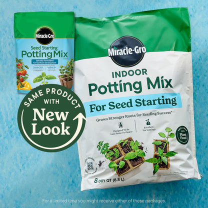 Miracle-Gro Indoor Potting Mix for Seed Starting, 8 qt. (2-Pack)