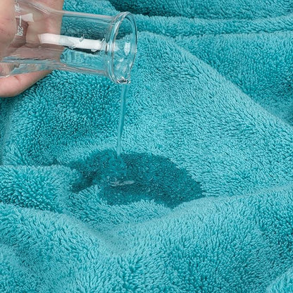 Cotton Paradise 100% Cotton 40x80 Oversized Bath Sheet, Extra Large Turkish Bath Towels for Bathroom, Aqua Blue Bathsheet
