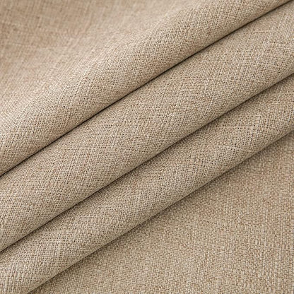 NLMUVW Round Linen Table Cloth 48 Inch, Burlap Tablecloth Textured Water Resistant Farmhouse Rustic Table Cover Decorative for Dining Kitchen Café