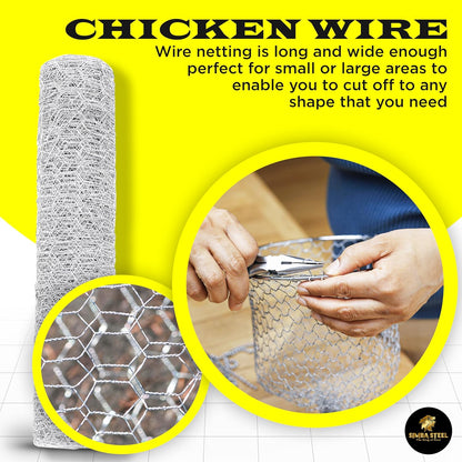 Poultry Mesh 72 inch x 50 feet x 2 inch Hole Size