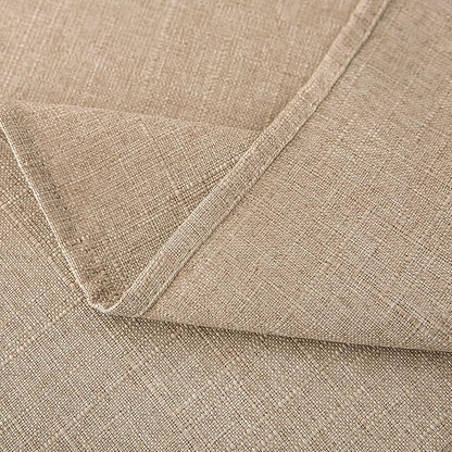 NLMUVW Linen Table Cloth Rectangle 6ft, Burlap Tablecloth Rectangular Tan Dining Table Cover Water Resistant for Kitchen Party Cafe, 54 x 78 Inch