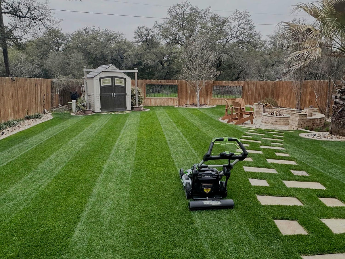 Lawn Striping System – UNIVERSAL FIT - Works with Most 20”-22” Gas & Battery Residential Walk-Behind Mowers (Mounting Brackets for over 40 Major Brands Included in Box – See List Below)