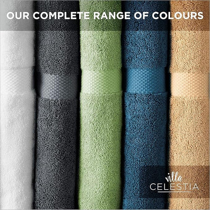 600 GSM 100% Cotton Bath Towels, White, Set of 2, Highly Absorbent, Plush, Soft, Quick Dry, 2 Pieces Combed Cotton Luxury Towels for Hotels, Spa, Salon, Bathroom, Dorm, Pack of 2