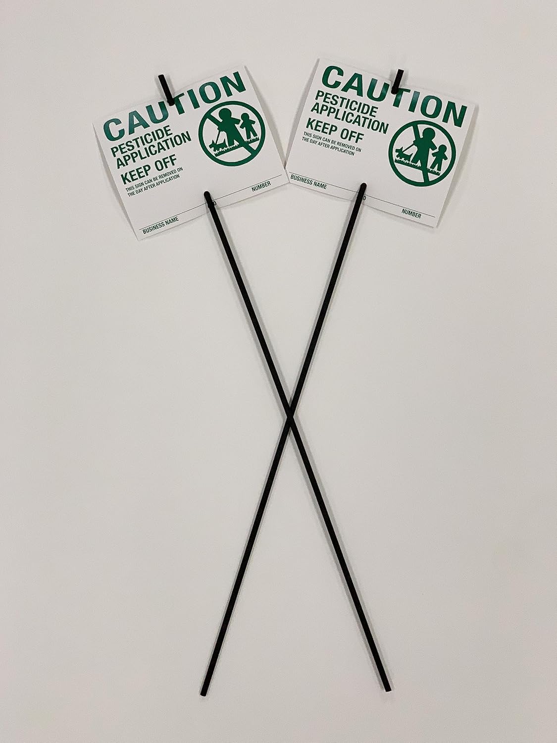 Lawn Treatment Application Stakes & Georgia Signs (Economy Style Stake / 500 pc. Pack)