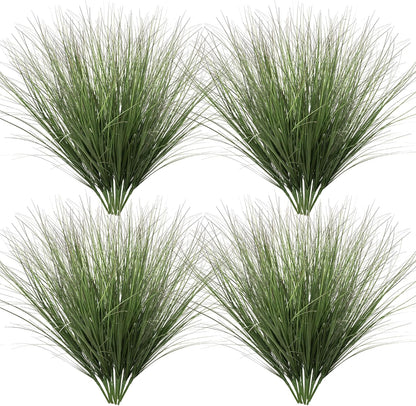 48PCS Fake Plants Artificial Wheat Grass Greenery Plastic Plants Fake Grass Artificial Plants for Outdoor Decor Artificial Grass Plant with Greenery Stems for Indoor Home Decoration 26.4"
