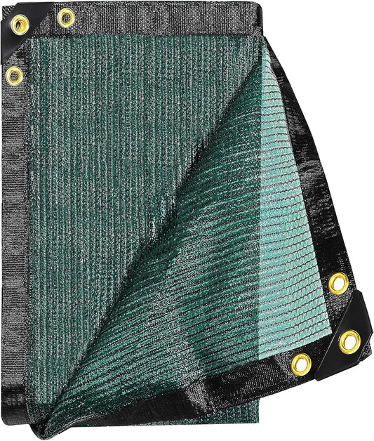e.share 70% Shade Cloth for Garden, 12 Ft X 36 Ft Sun Shades Outdoor Patio with Grommets for Plant Covers,Porch Screen,Pergola Shade Cover,Greenhouse,Green