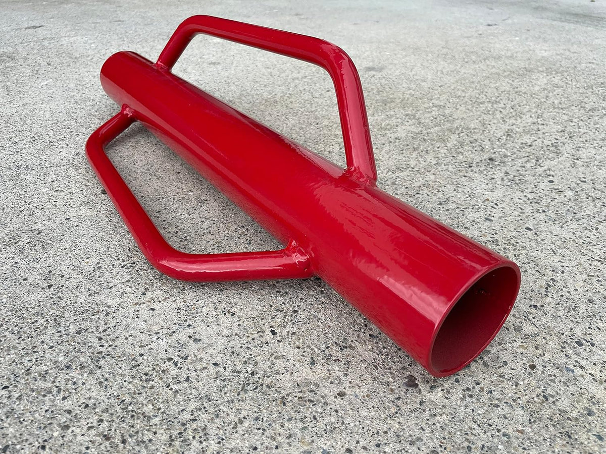 Sandbaggy U & T Post Driver, 30% More Heavier & Sustainable Than Competitors - 15.5 lb Fence Post Driver That Fits up to 2-3/4 inch - 10 Guage Industrial Grade Steel - Red (Pack of 2)