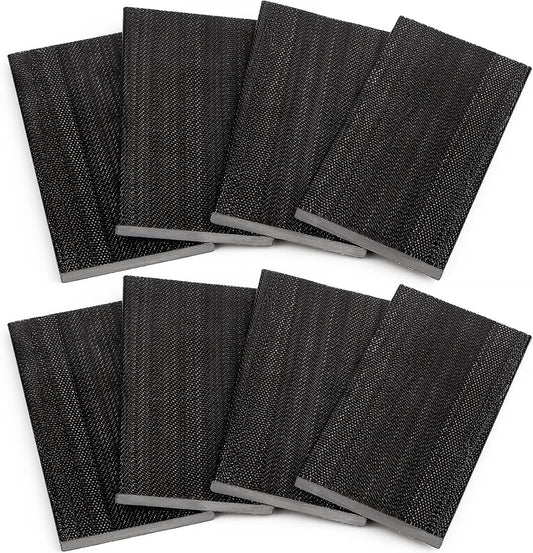 Anwenk 8Pack Patio Rocking Chair Spring Plate Replacement Part Fiberglass Spring Plates Swivel Rocker Chair Lawn Furniture Repair Replacement for Universal Outdoor Patio Furniture, 2.5" x 5"x0.25”